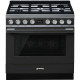 SMEG Cocina horno eléctrico  CPF9GMAN, 6 zonas, Inoxidable, Zona Gigante